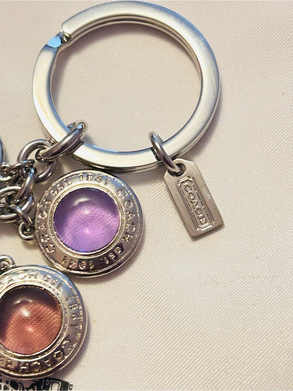 RARE Coach 1941 Y2K Charm Bag Charm/ Keychain - Picture 7 of 9